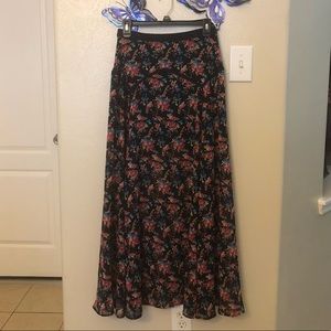 Floral maxi skirt from contemporary forever 21